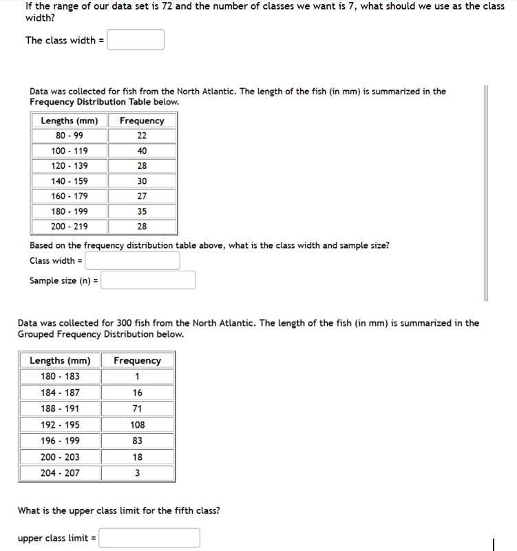 Solved If the range of our data set is 72 and the number of