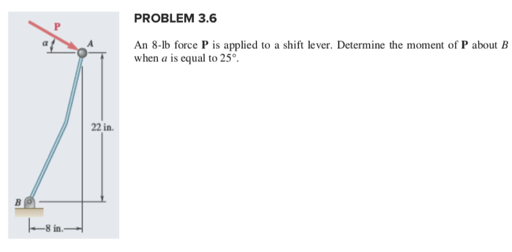 Solved Problem 3 6 An 8 Lb Force P Is Applied To A Shift Chegg Com<script async src=