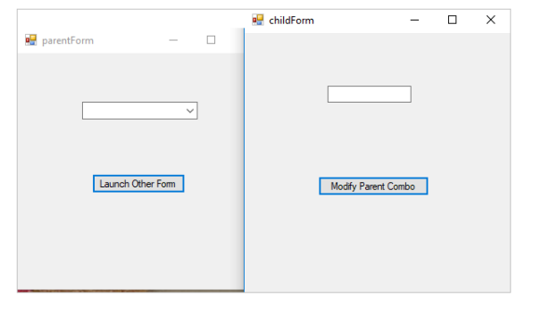 Given the picture below we see two Windows form in a | Chegg.com