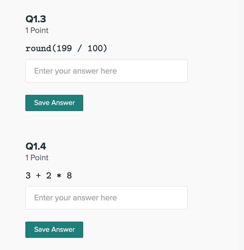 Solved Q1 Question 1 4 Points What do the following | Chegg.com