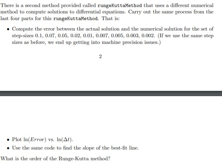 Solved There is a second method provided called | Chegg.com