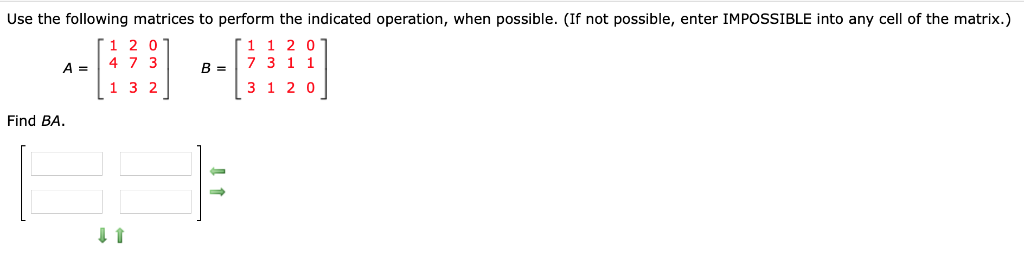 solved-use-the-following-matrices-to-perform-the-indicated-chegg