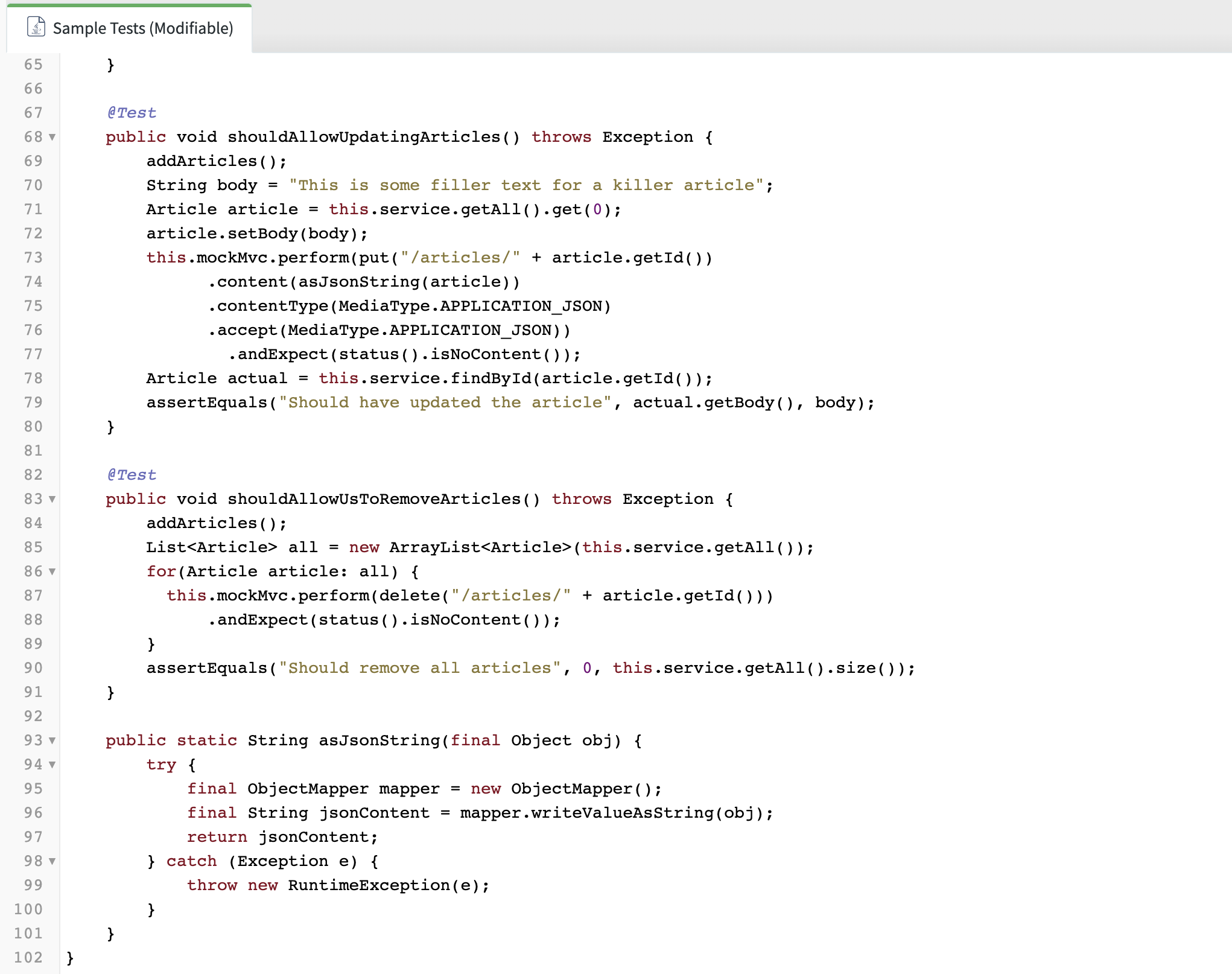 Solved POST /articles - For adding a new PUT /articles/ {id} | Chegg.com