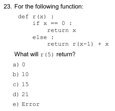 Solved 19. What is the purpose of the try statement in | Chegg.com