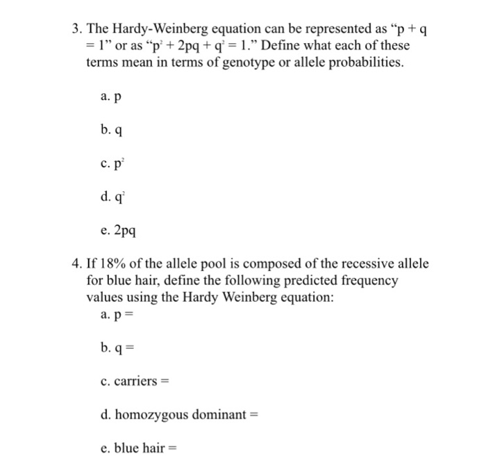 hardy weinberg equation calculator