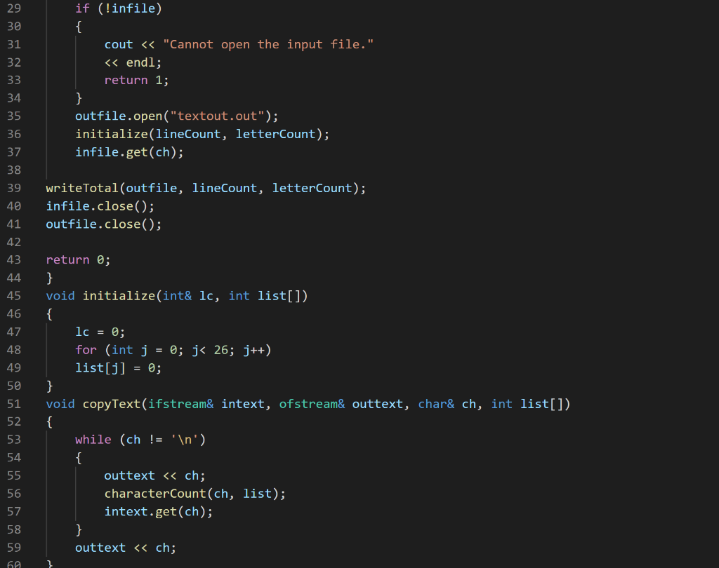 Solved Fix the following errors where the C++ code will | Chegg.com