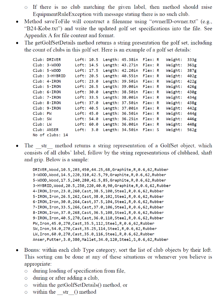 Question 3 (35 marks) Golfit is the leader in golf