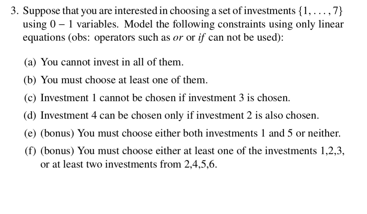 Solved 3. Suppose that you are interested in choosing a set | Chegg.com