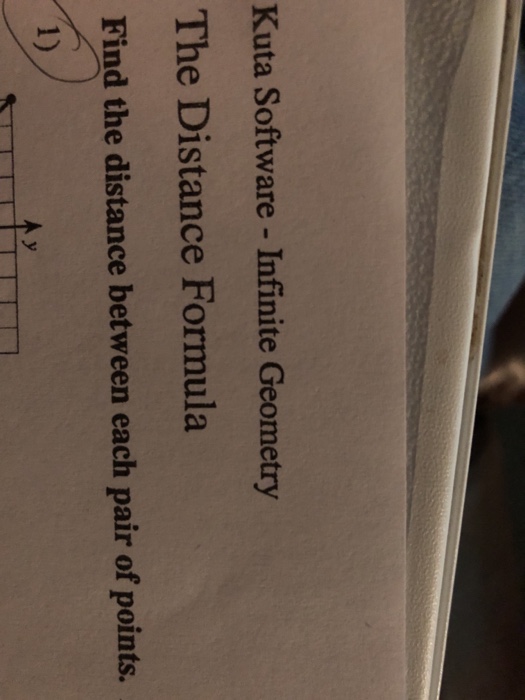 Solved Kuta Software Infinite Geometry The Distance