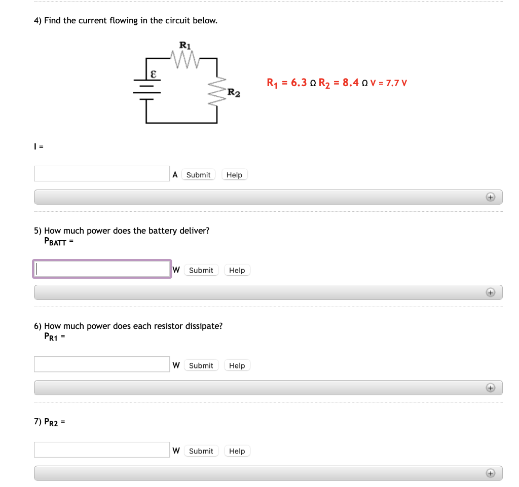 Solved 4) Find The Current Flowing In The Circuit Below. | Chegg.com