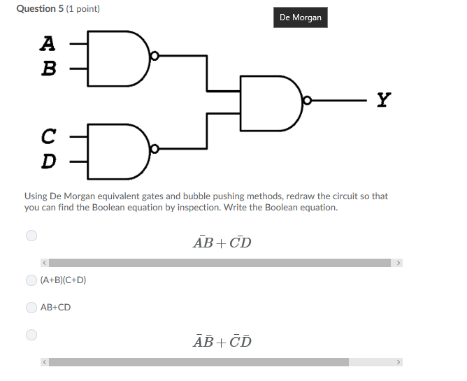 Solved Using De Morgan Equivalent Gates And Bubble Pushing 2446