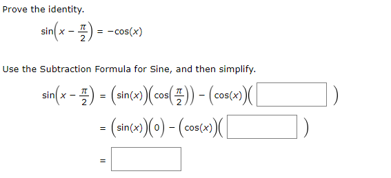 Solved Use an Addition or Subtraction Formula to write the | Chegg.com