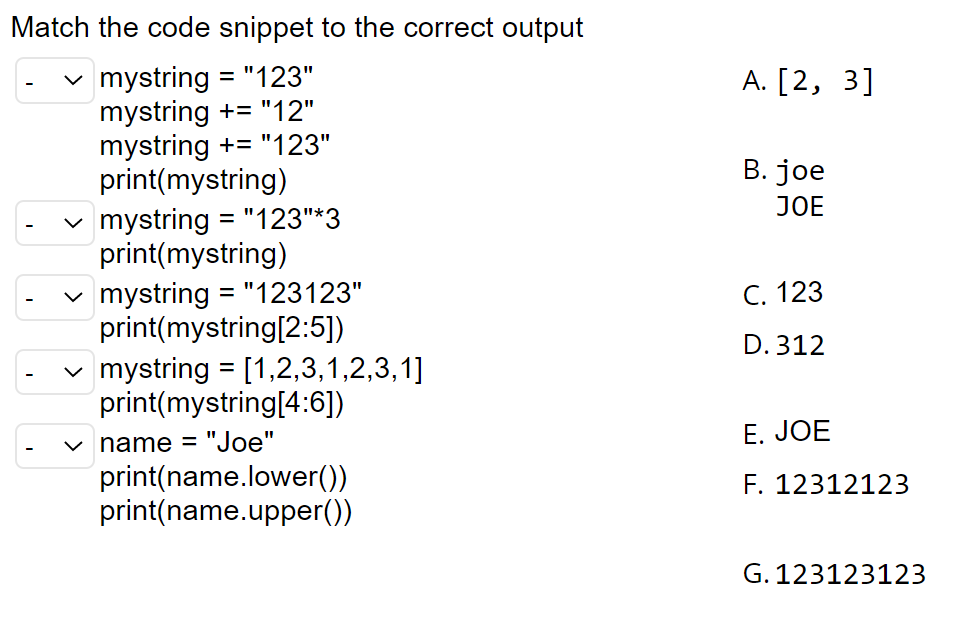 Solved Assume choice references a string. The following if | Chegg.com