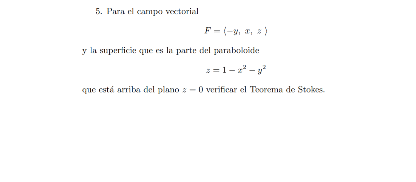 Solved For The Vector Field F And The Surface Which Is T Chegg Com