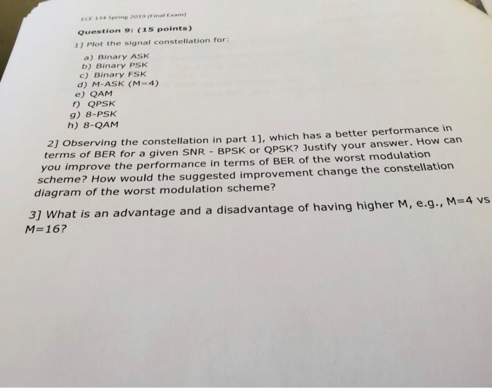 Solved CE 134 Spring 2019 (F imal Exam) Question 9: (15 | Chegg.com