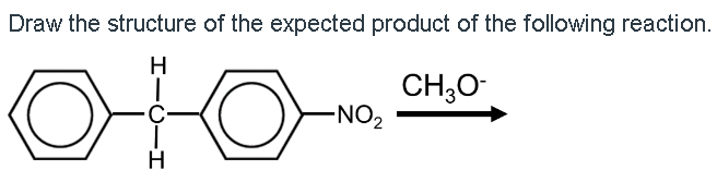 Draw the structure of the expected product of the following reaction.