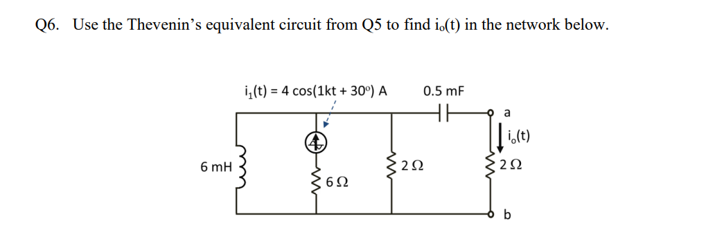 Solved 25. Find and draw the Thevenin's equivalent circuit | Chegg.com