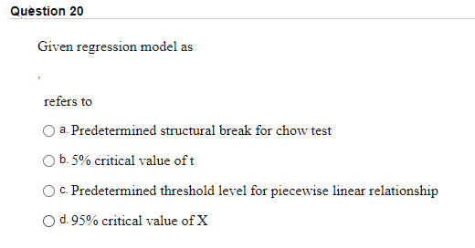 Solved Question 19 In comparing two models on the basis of | Chegg.com