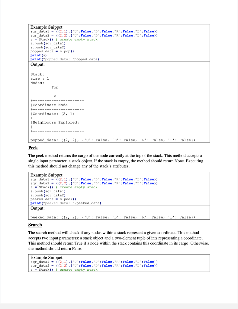 Solve the mazes iteratively(using a loop) with the | Chegg.com