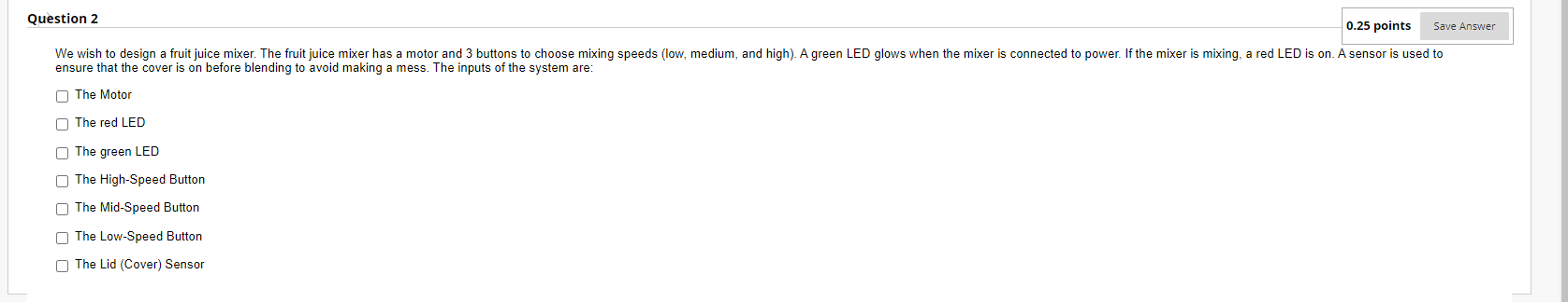 Solved Question 2 0.25 points Save Answer We wish to design | Chegg.com