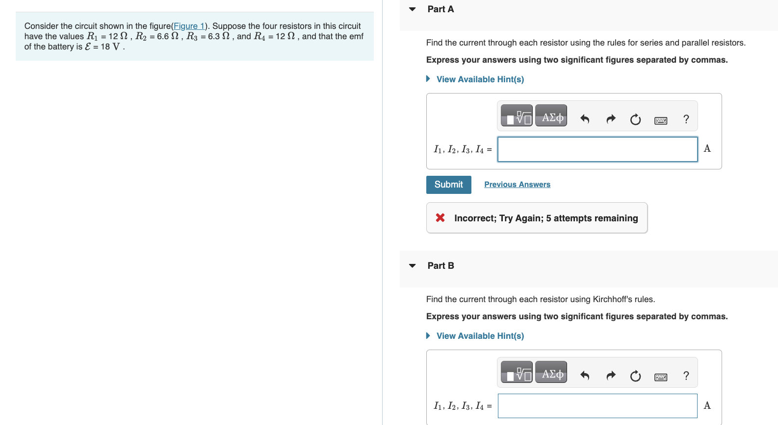 Part AConsider the circuit shown in the figure(Figure | Chegg.com
