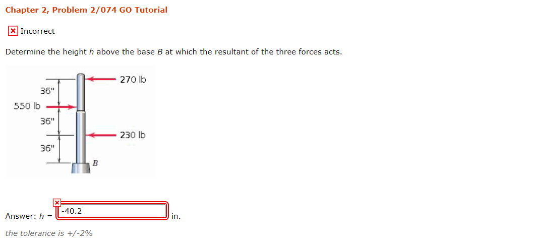 Solved Chapter 2 Problem 2 071 Replace The Given Loads With Chegg