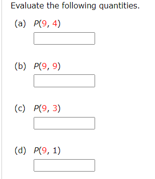 evaluate p 9 4