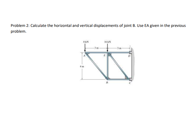 Solved Problem 2: Calculate the horizontal and vertical | Chegg.com