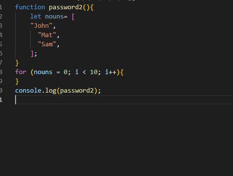 Solved i have been trying to get this code to work for a for | Chegg.com