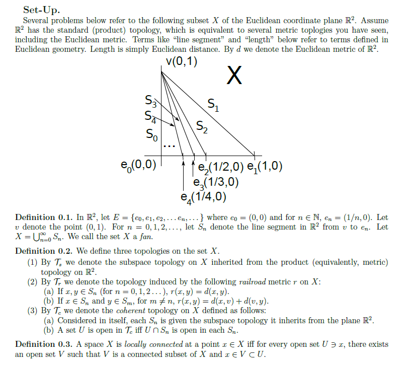 Solved Set-Up. Several problems below refer to the following | Chegg.com