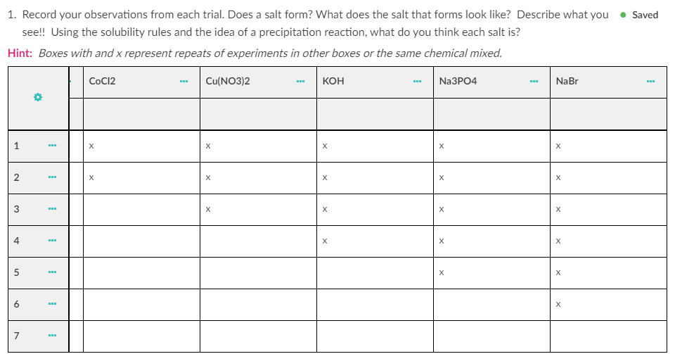 Solved Kindly fill the table in Here is the rest of the | Chegg.com