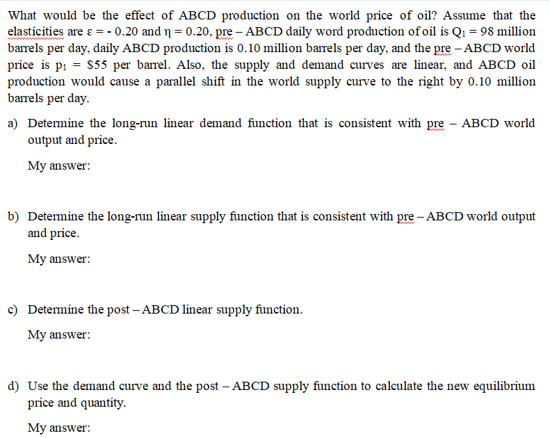 Solved What would be the effect of ABCD production on the