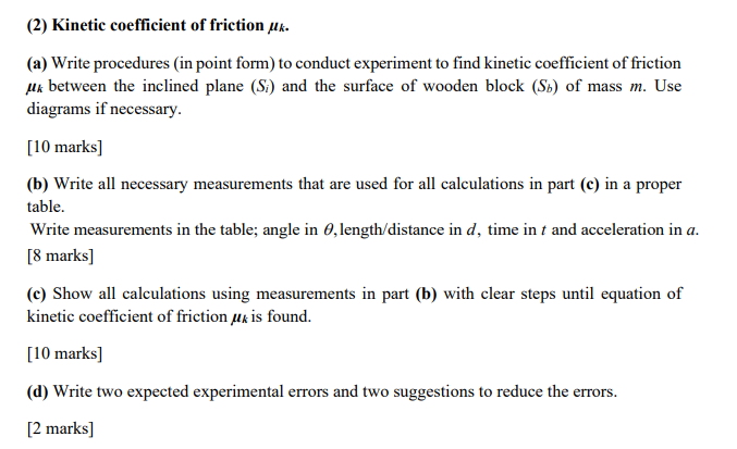 Solved Lab 3: Coefficient of Friction Introduction: In this | Chegg.com