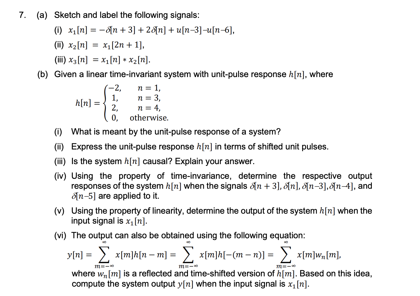 Solved N 7 A Sketch And Label The Following Signals Chegg Com