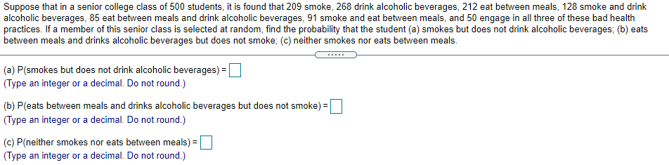 Solved Suppose that in a senior college class of 500 | Chegg.com