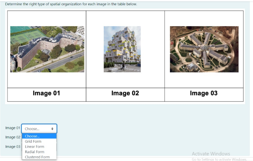 linear organization in architecture