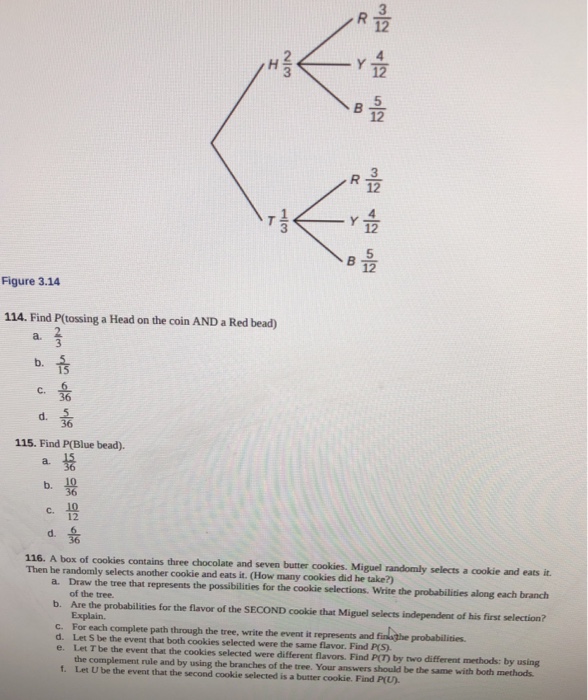 Solved 3.5 Tree and Venn Diagrams se the following | Chegg.com