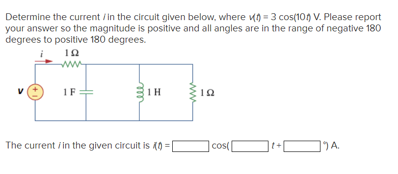 Solved Determine The Current I In The Circuit Given Below, | Chegg.com