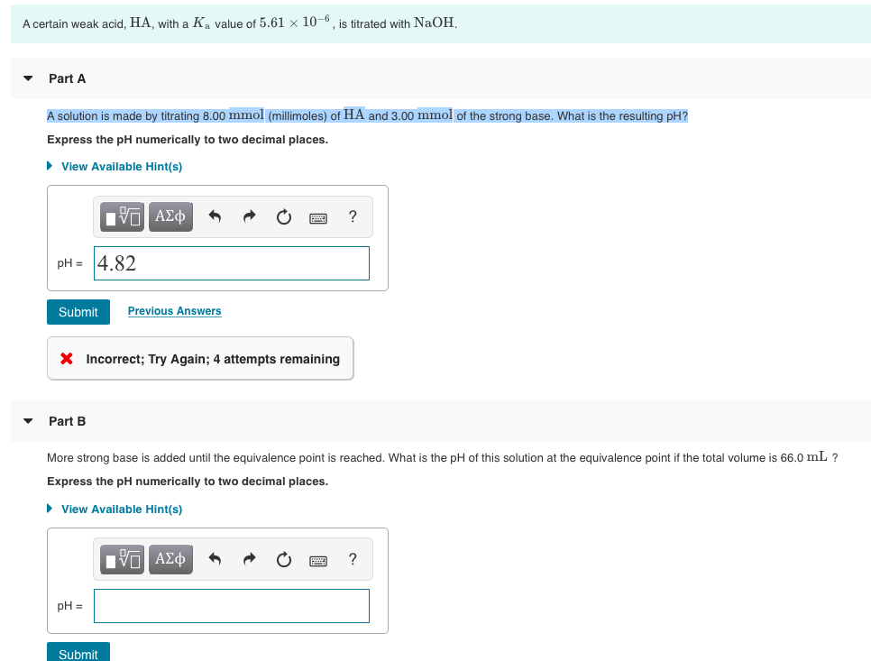 solved-a-certain-weak-acid-ha-with-a-ka-value-of-chegg