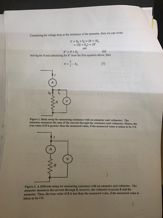 I don't know to calculate the percent error, ammeter