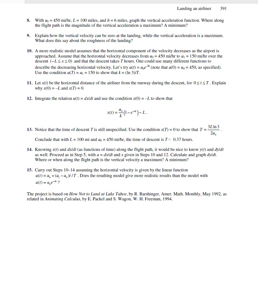 Solved Guided Project 22: Landing An Airliner Topics And 