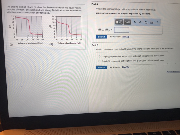 Solved Part A The graphs labeled () and (l) shew the | Chegg.com