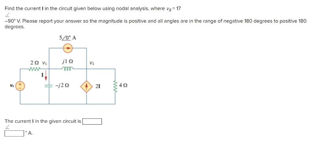 Solved Find the current in the circuit given below using | Chegg.com