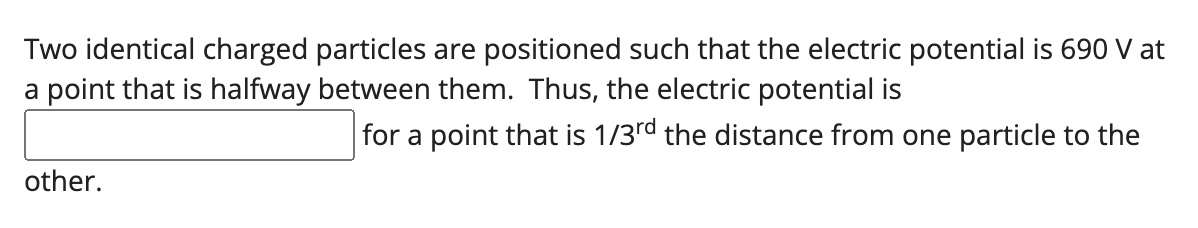 solved-two-identical-charged-particles-are-positioned-such-chegg