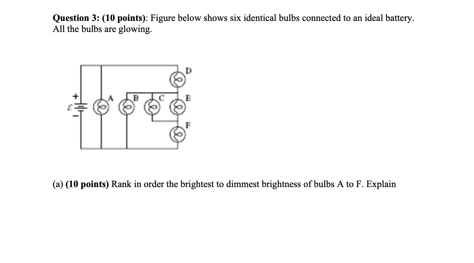 Solved Question 2: (12 Points): Six Identical Capacitors C=3 | Chegg.com