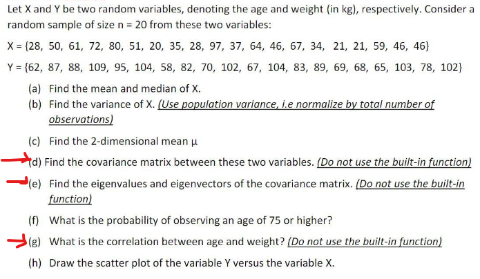 Solved Please I need solution of parts d e g Matlab