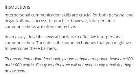 interpersonal communication essay