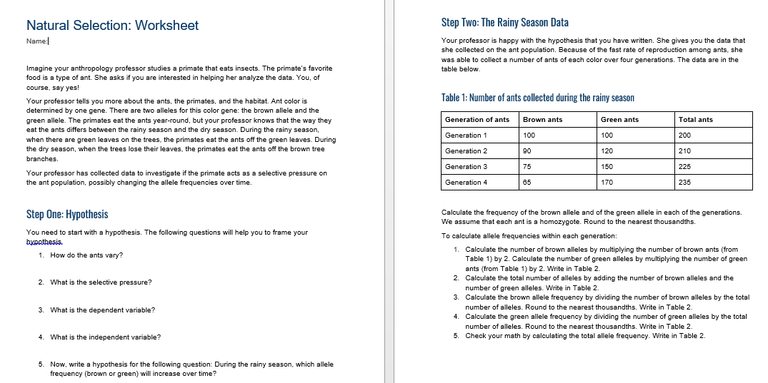 color-by-number-natural-selection-worksheet-answers