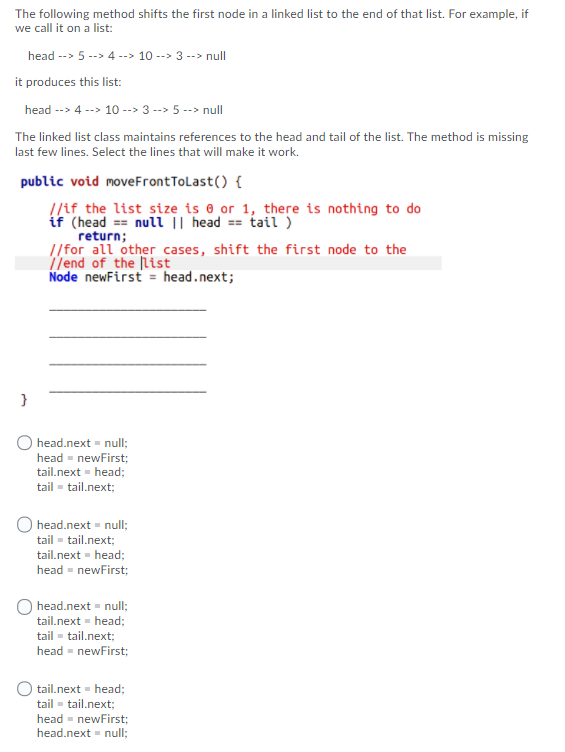 Solved Consider The Following Attempt To Implement A Binary | Chegg.com