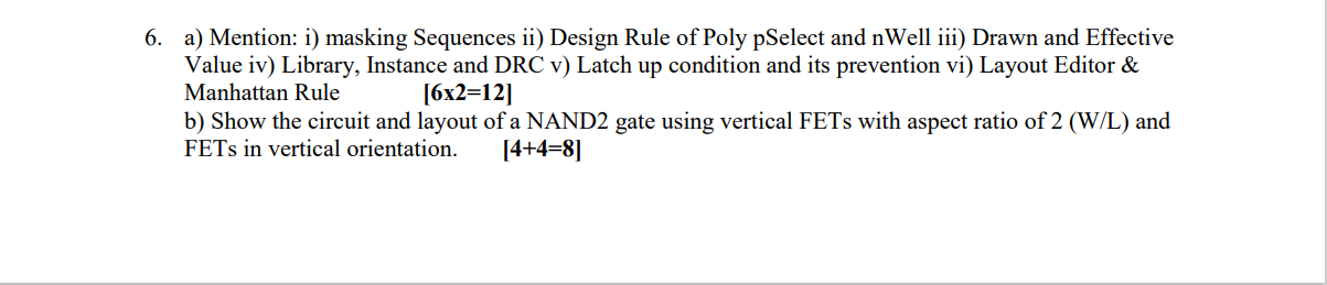 Please Answer To The Question 6 (a,b) Properly And | Chegg.com